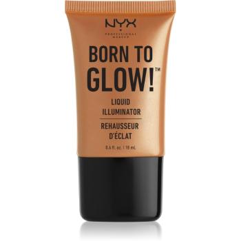 NYX Professional Makeup Born To Glow płynny rozjaśniacz odcień 03 Pure Gold 18 ml