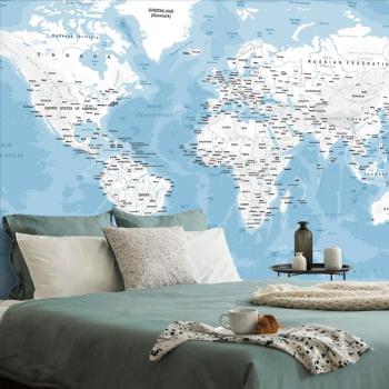 Tapeta stylowa mapa świata - 450x300