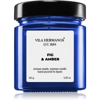 Vila Hermanos Apothecary Cobalt Blue Fig & Amber świeczka zapachowa 150 g