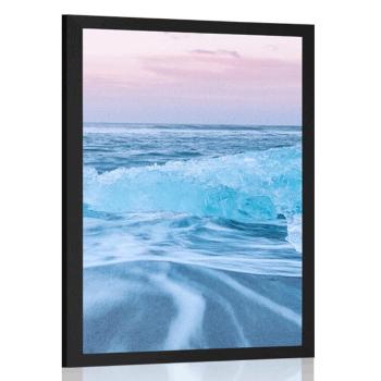 Plakat lodowy ocean - 60x90 white
