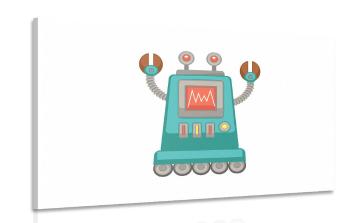 Obraz dla dziecięcych miłośników robotów - 90x60