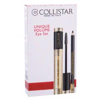 Collistar Volume Unico zestaw Tusz do rzęs 13 ml + Kredka do oczu Professional Eye Pencil 1,2 g Black dla kobiet Uszkodzone pudełko Intense Black