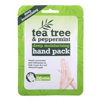 Xpel Tea Tree Tea Tree & Peppermint Deep Moisturising Hand Pack 1 szt rękawiczki nawilżające dla kobiet