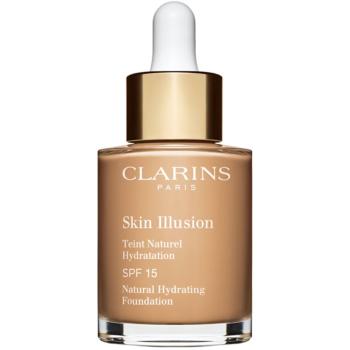 Clarins Skin Illusion Natural Hydrating Foundation rozświetlający podkład nawilżający SPF 15 odcień 110 Honey 30 ml