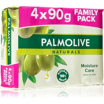 Palmolive Naturals Milk & Olive mydło w kostce 4x90 g