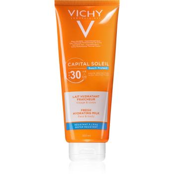 Vichy Capital Soleil Beach Protect balsam nawilżająco ochronny do twarzy i ciała SPF 30 300 ml