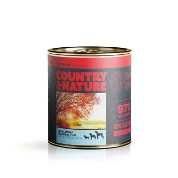COUNTRY&amp;NATURE Bezzbożowa mokra karma wołowina z warzywami 850 g