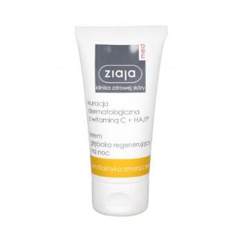 Ziaja Med Dermatological Treatment Deeply Regenerating 50 ml krem na noc dla kobiet Uszkodzone pudełko