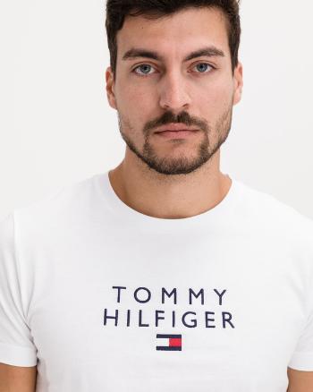Tommy Hilfiger Embroidered Logo Koszulka Biały