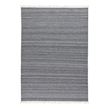 Ciemnoszary dywan zewnętrzny z tworzywa z recyklingu Universal Liso, 160x230 cm