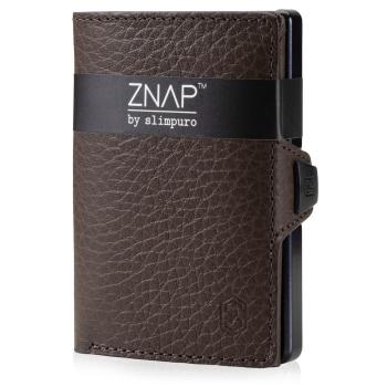 Slimpuro ZNAP, cienki portfel, 8 kart, kieszonka na monety, 8 x 1,5 x 6 cm, ochrona RFID