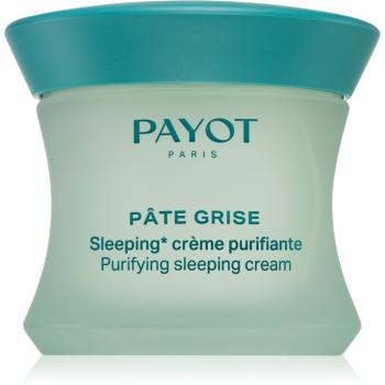 Payot Pâte Grise Purifying sleeping cream regulujący i oczyszczający krem do twarzy na noc do skóry tłustej i mieszanej 50 ml
