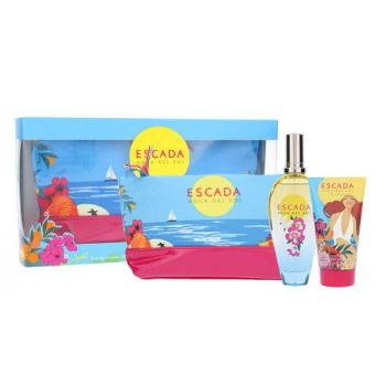ESCADA Agua del Sol zestaw EDT 100 ml + body lotion150 ml + cosmetic bag dla kobiet Uszkodzone pudełko