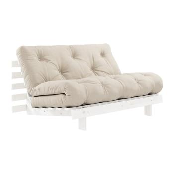 Sofa rozkładana Karup Design Roots White/Beige