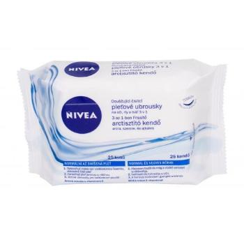 Nivea Cleansing Wipes Refreshing 3in1 25 szt chusteczki oczyszczające dla kobiet