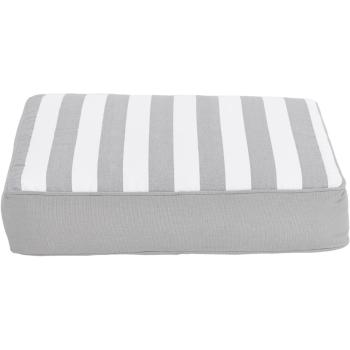 Biało-szara bawełniana poduszka na krzesło Westwing Collection Timon, 40x40 cm