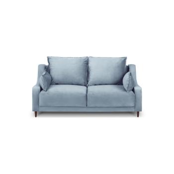 Jasnoniebieska aksamitna sofa Mazzini Sofas Freesia, 150 cm