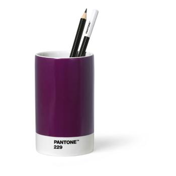 Ciemnofioletowy ceramiczny kubek na ołówki Pantone