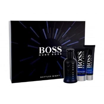 HUGO BOSS Boss Bottled Night zestaw Edt 100ml + 75ml Balsam po goleniu + 50ml Żel pod prysznic dla mężczyzn