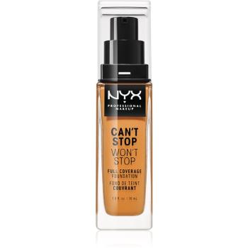 NYX Professional Makeup Can't Stop Won't Stop Full Coverage Foundation podkład mocno kryjący odcień 15.3 Almond 30 ml
