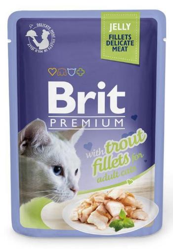 BRIT Premium Cat  Fillets in Jelly pstrąg 85g
