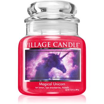 Village Candle Magical Unicorn świeczka zapachowa (Glass Lid) 389 g