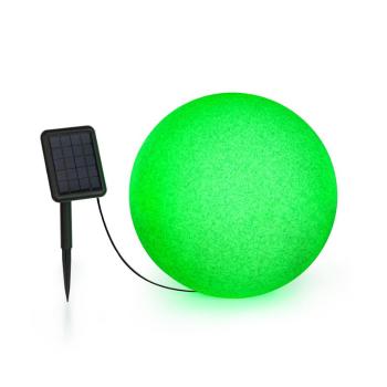 Blumfeldt Shinestone Solar 40, lampa w kształcie kuli, panel słoneczny, śr. 40 cm, RGB-LED, IP68, akumulator