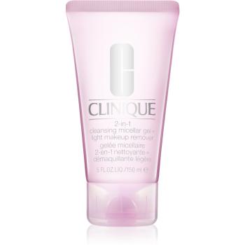 Clinique 2-in-1 Cleansing Micellar Gel + Light Makeup Remover oczyszczający żel micelarny 150 ml