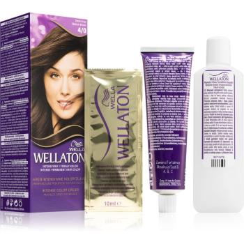 Wella Wellaton Permanent Colour Crème farba do włosów odcień 4/0 Medium Brown