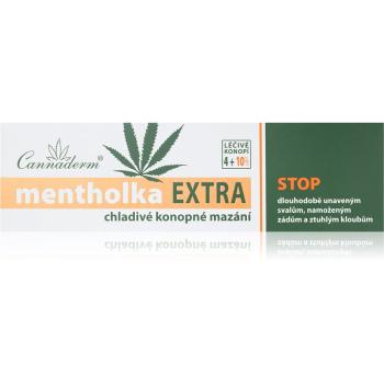 Cannaderm Mentholka EXTRA cannabis joint and muscles treatment konopny chłodzący żel z mentolem przynosi ulgę w bólu i sztywności stawów 150 ml