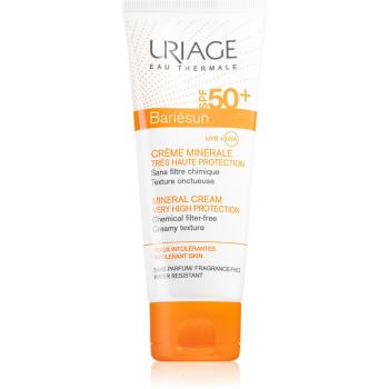 Uriage Bariésun Mineral Cream SPF 50+ mineralny krem ochronny do twarzy i ciała SPF 50+ wodoodporny 100 ml
