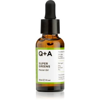 Q+A Super Greens olejek odżywczy do twarzy 30 ml
