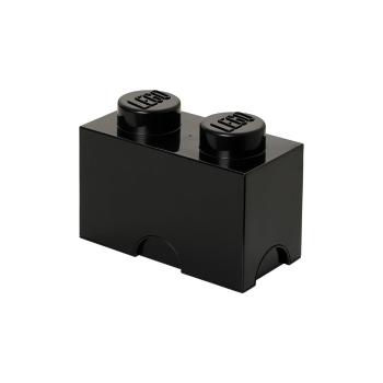 Czarny pojemnik podwójny LEGO®