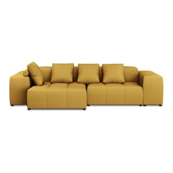 Żółta sofa narożna (zmienna) Rome - Cosmopolitan Design