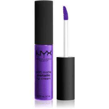NYX Professional Makeup Soft Matte Metallic Lip Cream szminka w płynie z matowym wykończeniem odcień 05 Havana 6.7 ml