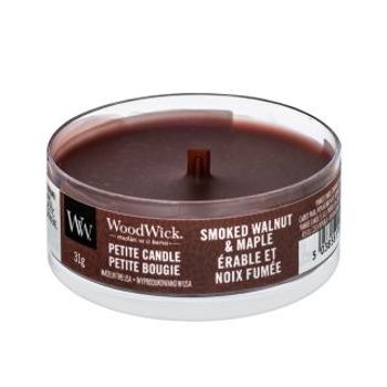 Woodwick Smoked Walnut & Maple świeca zapachowa 31 g