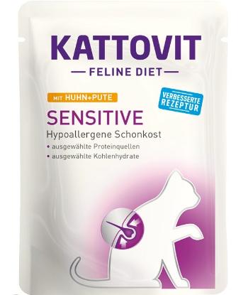 KATTOVIT Feline Diet Sensitive Kurczak i indyk 85 g