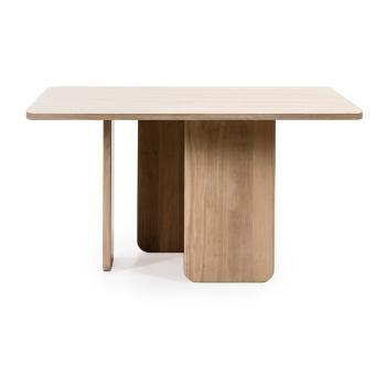 Stół do jadalni w dekorze drewna jesionowego Teulat Arq, 137x137 cm