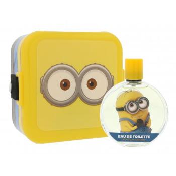 Minions Minions zestaw Edt 100 ml + Plastikowe pudełko dla dzieci