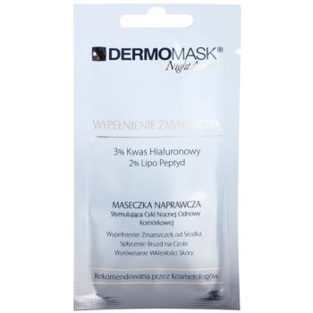 L’biotica DermoMask Night Active maska wypelniająca zmarszczki przeciw głębokim zmarszczkom 12 ml
