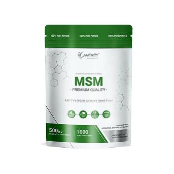 WISH Pharmaceutical MSM - 500gRegeneratory Stawów > Siarka organiczna (MSM)