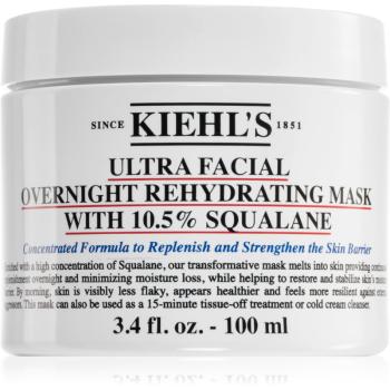 Kiehl's Ultra Facial Overnight Rehydrating Mask with 10.5% Squalane maseczka odmładzająca na noc 100 ml
