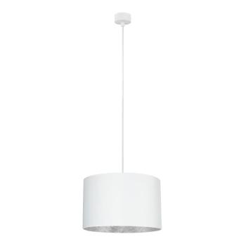 Biała lampa wisząca z wnętrzem w srebrnym kolorze Sotto Luce Mika, ∅ 36 cm