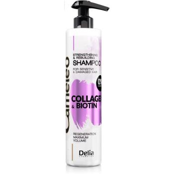 Delia Cosmetics Cameleo Collagen & Biotin szampon wzmacniający do włosów słabych i zniszczonych 250 ml