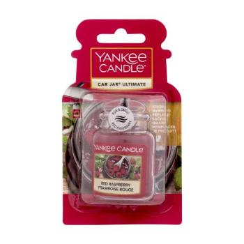 Yankee Candle Red Raspberry Car Jar 1 szt zapach samochodowy unisex Uszkodzone opakowanie