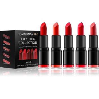 Revolution PRO Lipstick Collection zestaw szminek 5 szt. odcień Reds 5 szt.