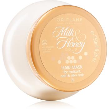Oriflame Milk & Honey Gold intensywna maseczka do nabłyszczania i zmiękczania włosów 250 ml