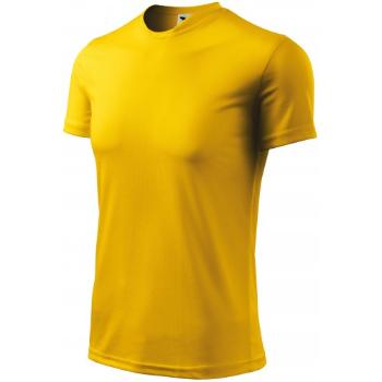 Koszulka sportowa dla dzieci, żółty, 134cm / 8lat