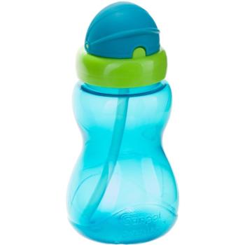 canpol babies Sport Cup butelka dla dziecka ze słomką 12m+ Blue 270 ml