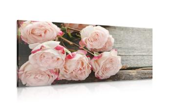 Obraz romantyczne róże - 100x50